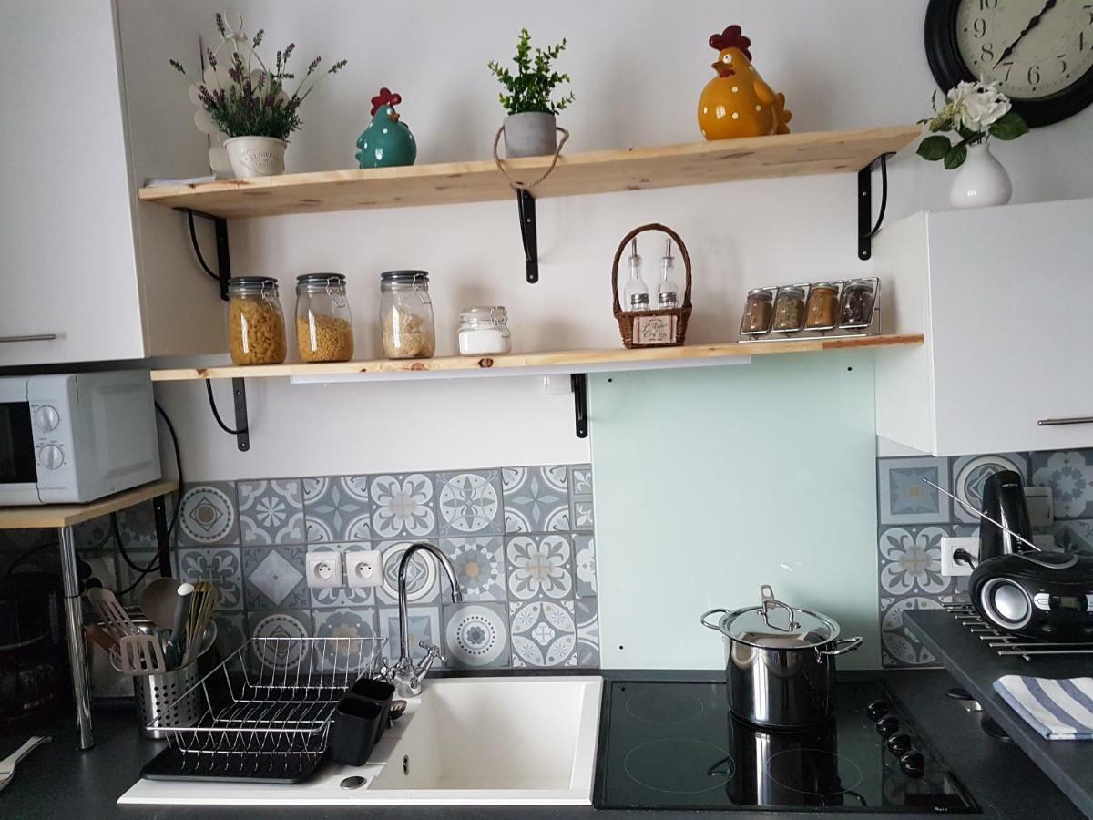 Ferienwohnung La Fleur D Honfleur Avec Son Parking Exterior foto